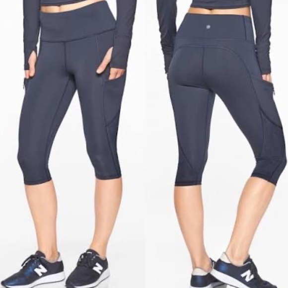 ATHLETA 'All in One' Crop Leggings with Pockets - Picture 1 of 10